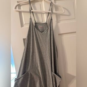 Grey free people hot shot onesie!